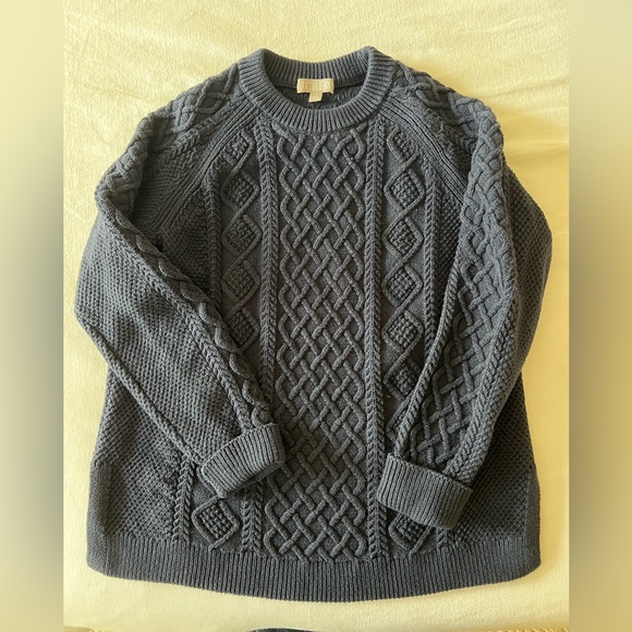 J crew cotton cable knit sweater - Picture 3 of 6